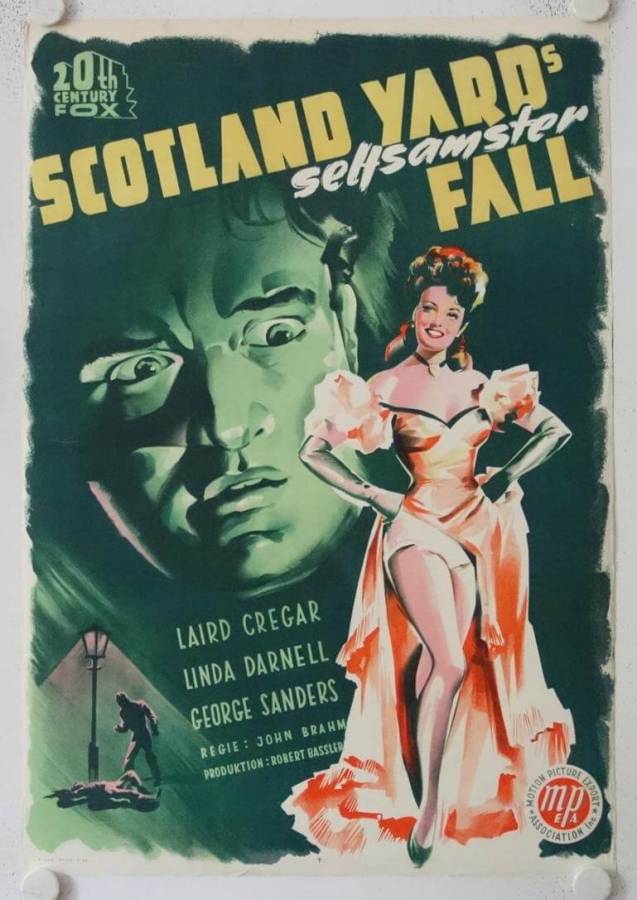 Scotland Yards seltsamster Fall originales Filmplakat aus Österreich